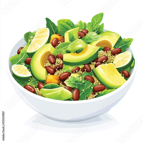 a bowl of quinoa salad