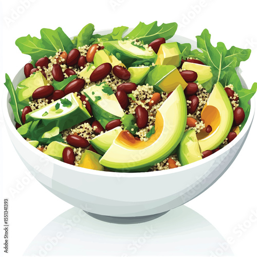 a bowl of quinoa salad