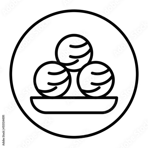 Choco Balls Vector Icons