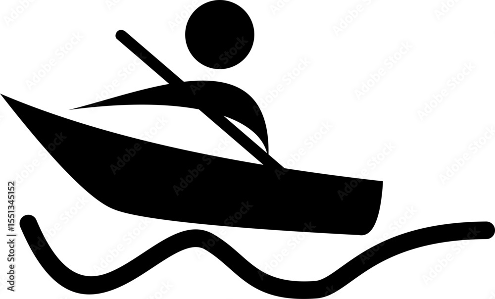 Fototapeta premium Athlete Sport Icon