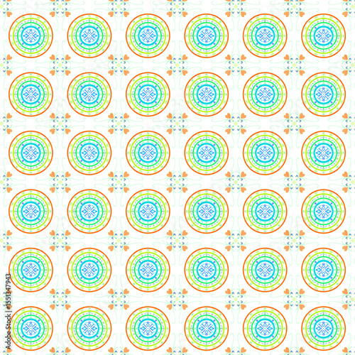 seamless pattern with circles