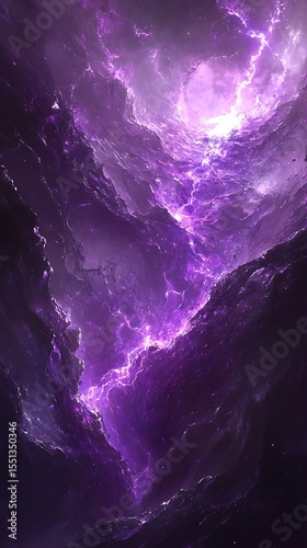 Celestial Majesty: An ethereal and dynamic cosmic cloudscape in