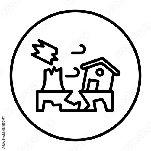 Earthquake Vector Icons