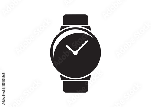 Smartwatch silhouette vector, Smartwatch Icon