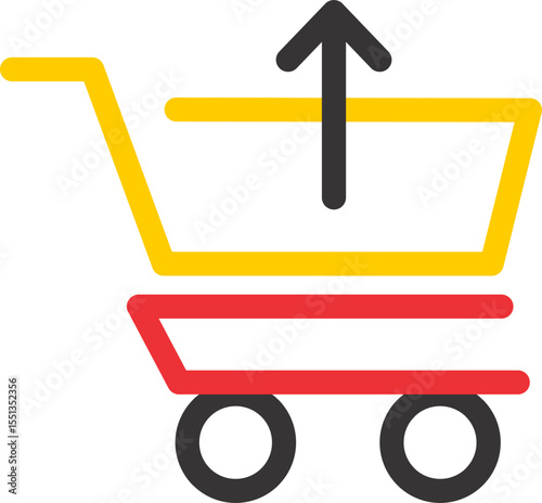 colourful business icon transparent vector 