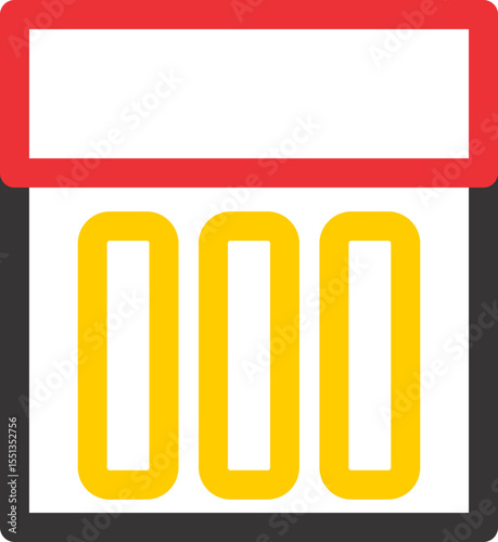 colourful business icon transparent vector 