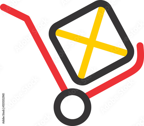 colourful business icon transparent vector 
