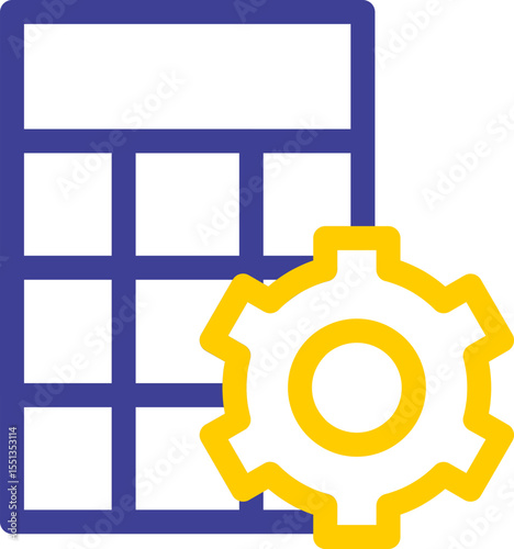 colourful business icon transparent vector 