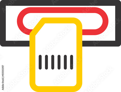 colourful business icon transparent vector 