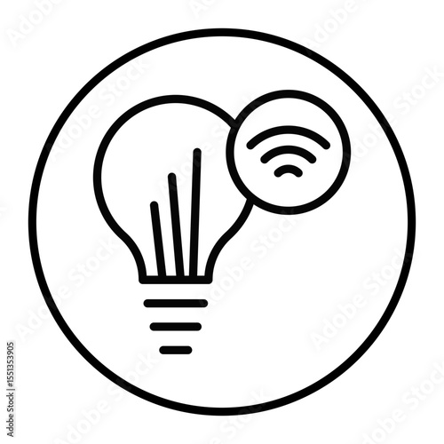 Smart Bulb Vector Icons