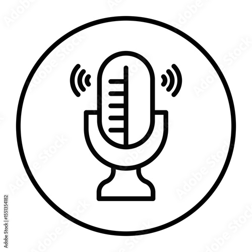 Voice Assistant Vector Icons