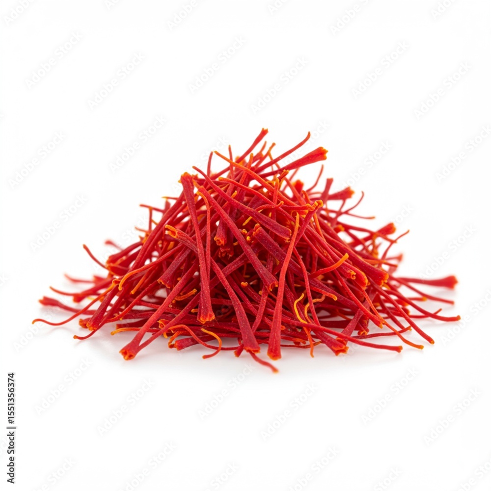Fototapeta premium High-Quality Saffron Threads Culinary Spice, Rich Color, Intense Flavor