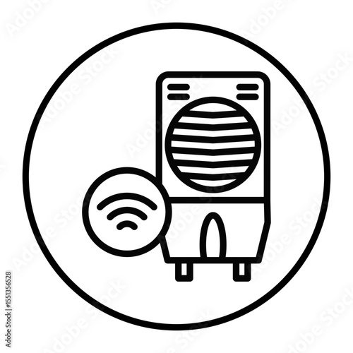 Smart Cooler Vector Icons