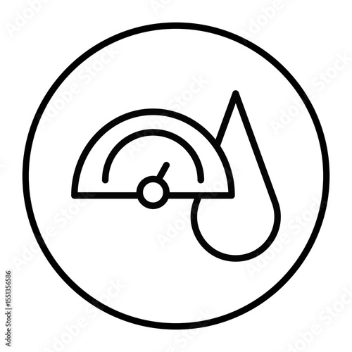 Humidity Sensor Vector Icons