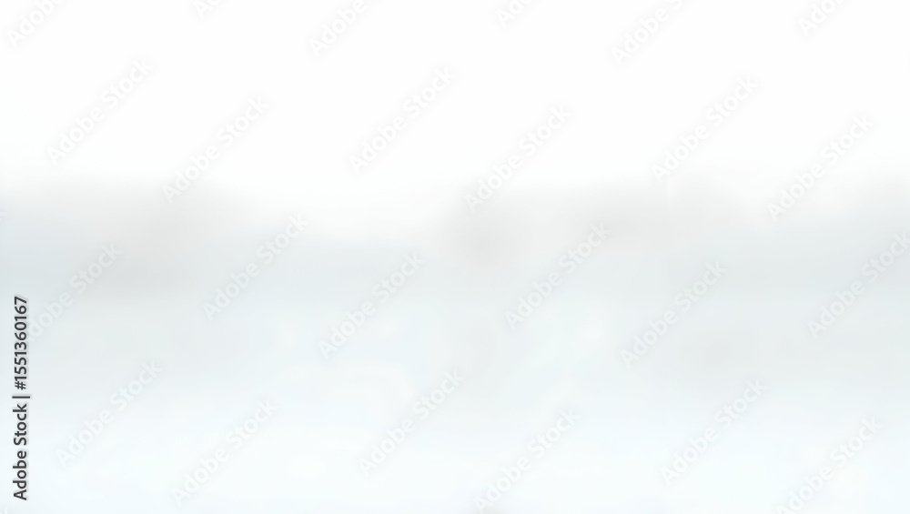 Obraz premium Cloud Low-lying fog sheet spreading uniformly in horizontal plane, isolated on a clean white background