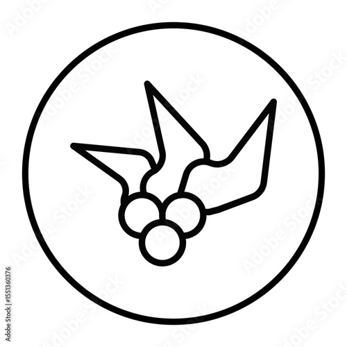 Mistletoe Vector Icons