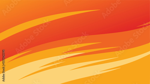 Abstract orange and yellow wavy lines background suitable for creative design projects