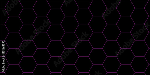 Background with hexagons . Abstract background with lines . hexagon abstract background. Surface polygon pattern with glowing hexagon paper texture and futuristic business