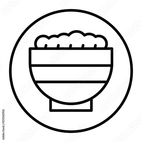 Mashed Potatoes Vector Icons