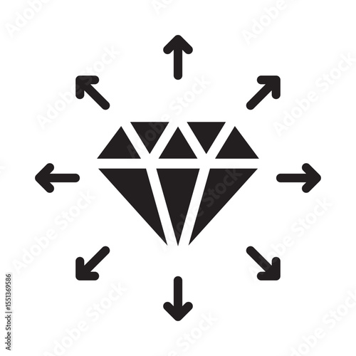 Self improvement Vector Icon which can easily modify or edit