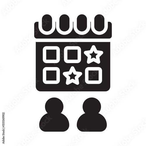 Corporate event Vector Icon which can easily modify or edit