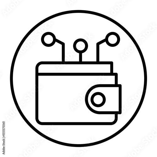 Digital Wallet Vector Icons