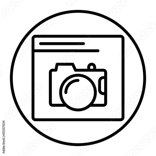 Camera Website Vector Icons