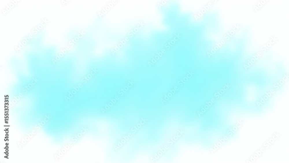 Cloud Turquoise cloud swirl light haze overlay, isolated on a clean white background Cloud Turquoise cloud swirl light haze overlay, isolated on a clean white background