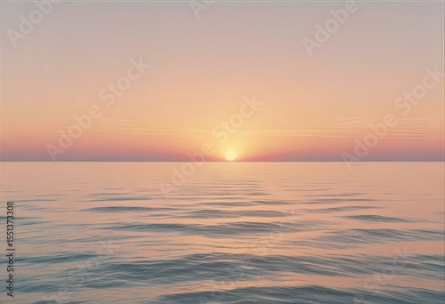 sunset over the sea