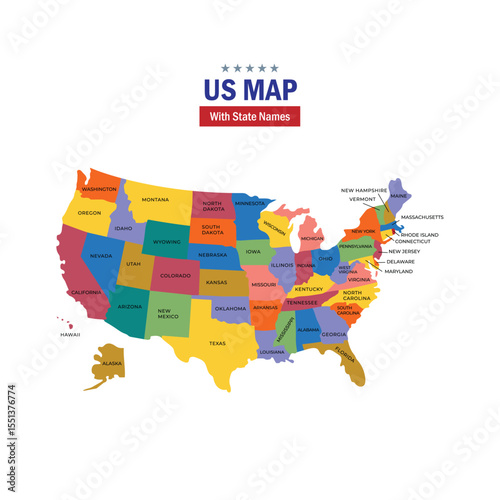 us map with state names