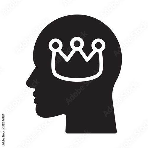 Self affirmation Vector Icon which can easily modify or edit