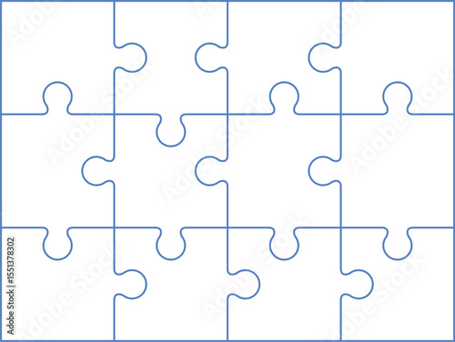 Free vector illustration of jigsaw puzzle icon