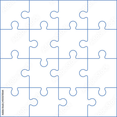 Free vector illustration of jigsaw puzzle icon