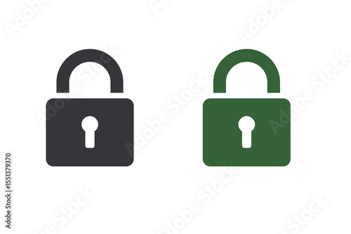  Padlock Icon with Transparent Background