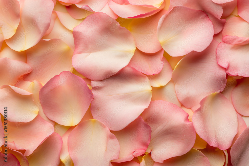 Obraz premium Soft Pink Rose Petals – Romantic Floral Macro Background