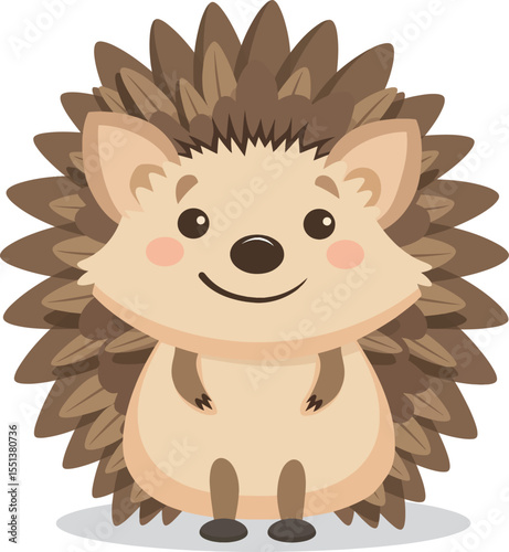 Cute Cartoon Hedgehog – Hedgehog Illustration for children
