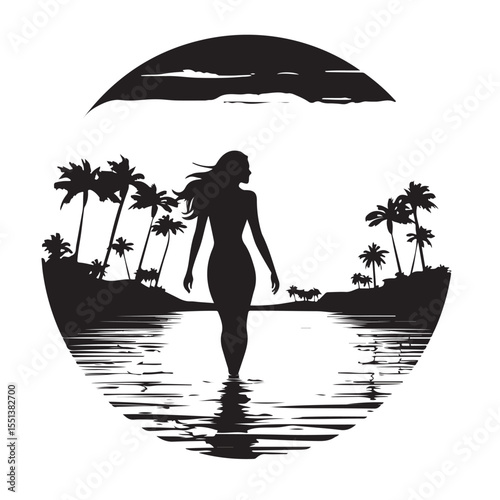 Vacation silhouette