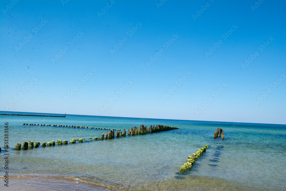 Fototapeta premium Plaża Wicie 