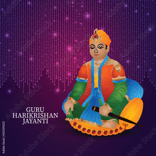 Guru harikrishan jayanti design concept