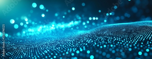 AI Technology Background Wave Image