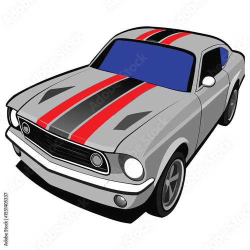 Modern Automotive Vector Art