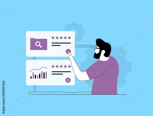 Website plugins expand integration options and improve CMS functionality across platforms, while website plugins help enhance flexibility and usability for developers and users. Vector illustration