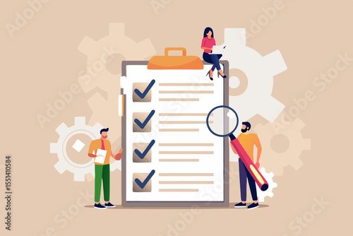 Team Collaboration on Checklist for Efficient Workflow