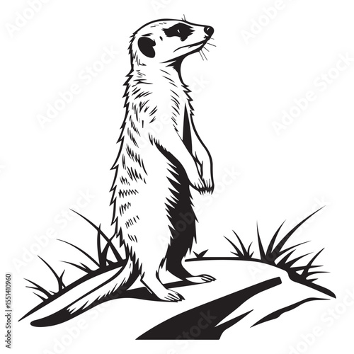 vector illustration of a polar bear
