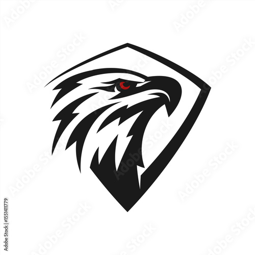 Eagle Head Logo Vector Template Free Vector and Free SVG