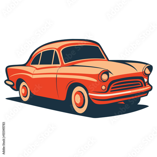 Vintage Automobile Vector Graphics