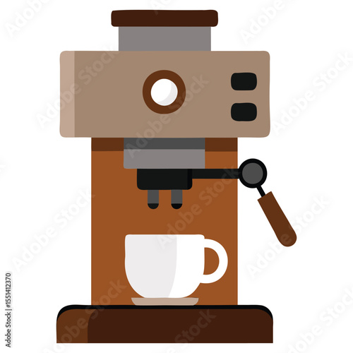 Modern Coffee Maker Graphics