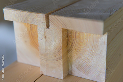 加工された建築用の木材