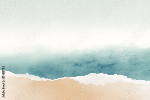 sand beach and sea watercolour abstract texture