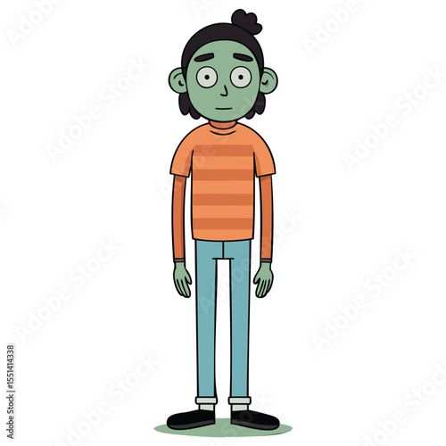Thoughtful Man Illustration